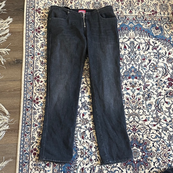 Diesel D-Izzily-S Black and Gray Jeans Size 28 - Picture 7 of 11